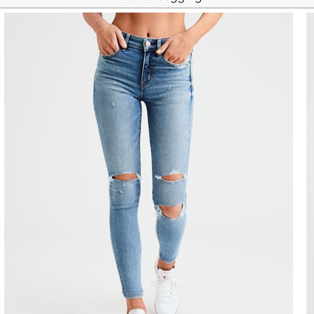 AE high waisted jeggings (worn once)